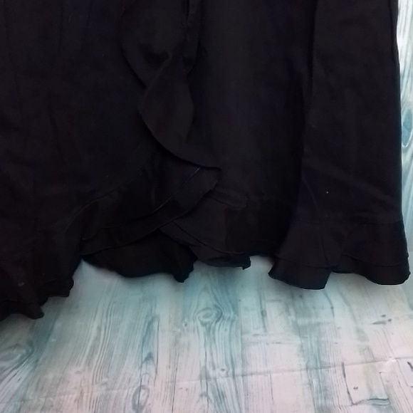 Alyn Paige black wrap around sleeveless tunic size 11/12 - Picture 5 of 7